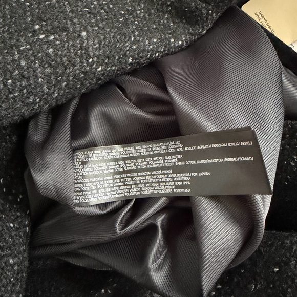 Mango Speckled Italian Wool Coat - Picture 9 of 10